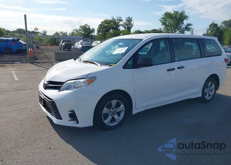 2018 Toyota Sienna L 7 Passenger from USA, damaged, VIN 5TDZZ3DC2JS939328